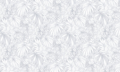 Obraz premium seamless pattern with leaves