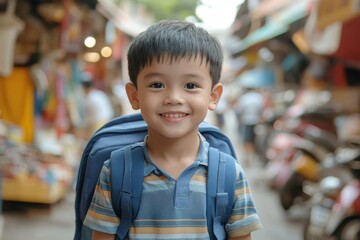 Students, school and portrait of teacher with smile for teaching, lesson and child development. Children, black woman and happy with pride in class for leadership, support and career, Generative AI
