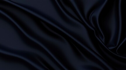 Obraz premium Beautiful smooth elegant wavy beige / light brown satin silk luxury cloth fabric texture, abstract background design. Copy space. Card or banner