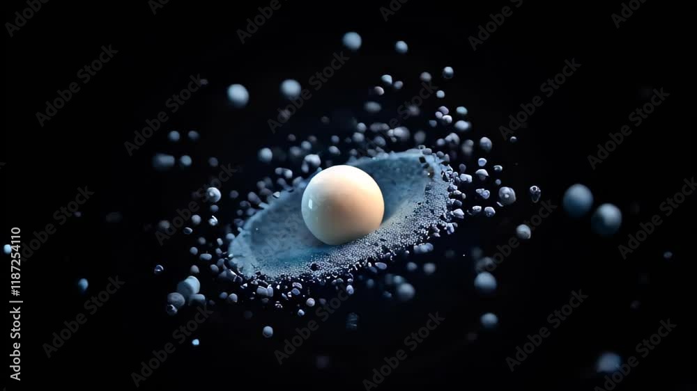 Poster Exploring the Captivating Dynamics of Large-Scale Brownian Motion in a Mesmerizing Dark Setting