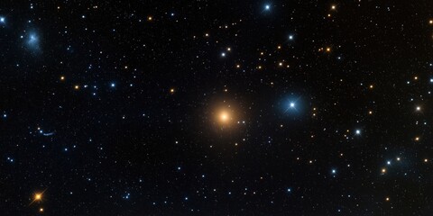 An awe-inspiring view of a starry night sky filled with shimmering celestial bodies, inviting viewers to ponder the mysteries of the universe and our place within it.