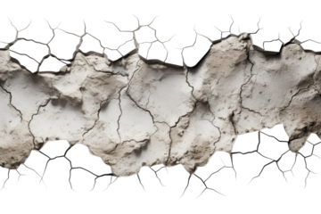 Cracked white wall revealing underlying texture and damage, showcasing age and wear over time in a minimalist setting