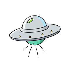 alien spaceship ufo vector icon, alien spaceship ufo vector illustration - simple illustration of alien spaceship ufo, perfect for logos,and alien spaceship ufo -themed designs.