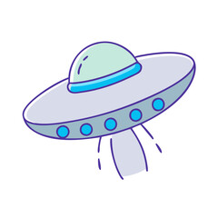 alien spaceship ufo vector icon, alien spaceship ufo vector illustration - simple illustration of alien spaceship ufo, perfect for logos,and alien spaceship ufo -themed designs.