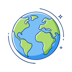 earth from space vector icon, earth from space vector illustration - simple illustration of earth from space, perfect for logos,and earth from space -themed designs.