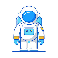 spacesuit vector icon, spacesuit vector illustration - simple illustration of spacesuit, perfect for logos,and spacesuit -themed designs.