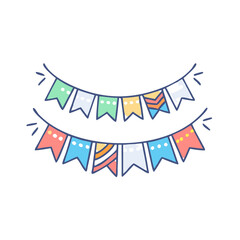 fiesta banner vector icon, fiesta banner vector illustration-simple illustration of fiesta banner, perfect for logos,and fiesta banner-themed designs.