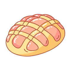 mexican bread pan dulce vector icon, mexican bread pan dulce vector illustration-simple illustration of mexican bread pan dulce, perfect for logos,and mexican bread pan dulce-themed designs.