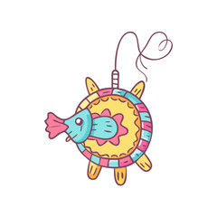 pi ata vector icon, pi ata vector illustration-simple illustration of pi ata, perfect for logos,and pi ata-themed designs.