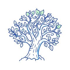 ancient tree vector icon, ancient tree vector illustration-simple illustration of ancient tree, perfect for logos,and ancient tree - themed designs.