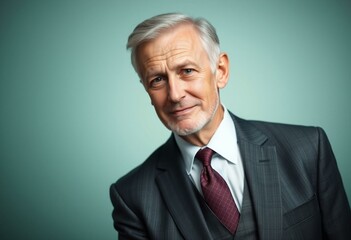 Portrait of a distinguished older businessman
