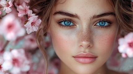 Portrait of a beautiful woman.