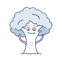 tree with a face vector icon, tree with a face vector illustration-simple illustration of tree with a face, perfect for logos,and tree with a face - themed designs.