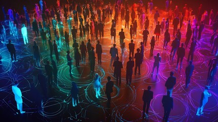 Highresolution depiction of event marketing symbolic patterns representing event coordination audience engagement