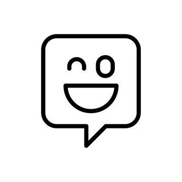 Bitmoji icon flat editable icon mark