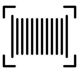  Bar Code Glyph Icon