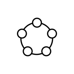 Geogebra icon flat editable icon mark