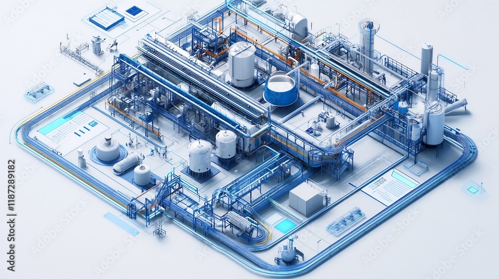 Poster Highdetail visualization of operation management process focusing workflow improvement quality control