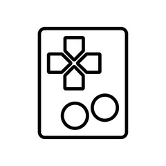 Remote control icon flat editable icon mark