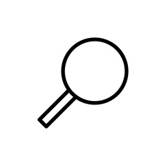 Search icon flat editable icon mark