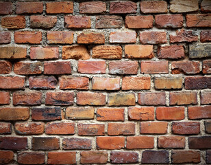 Fototapeta premium brick old slyle wall background or texture
