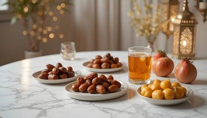 Ramadhan Kareem muslim background. Generative AI