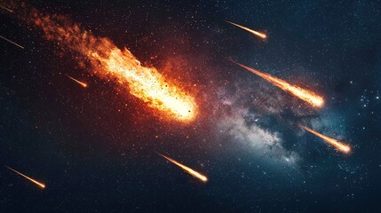 Animated shooting stars wallpaper space interactive art cosmic setting digital viewpoint nature inspiration