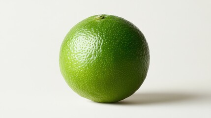Fresh Green Avocado on Minimalist White Background for Healthy Living