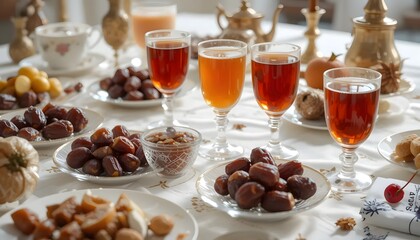 Ramadhan Kareem muslim background. Generative AI