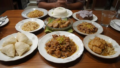 Ramadhan Kareem muslim background. Generative AI