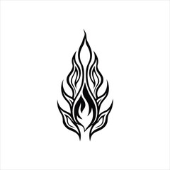 Flame Furnace Icon Logo Vector for Business Branding