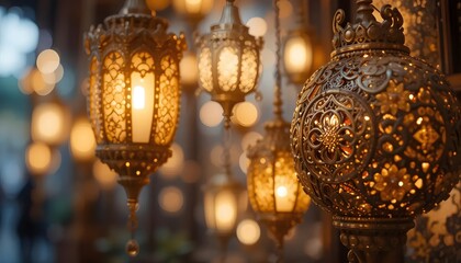 Ramadhan Kareem muslim background. Generative AI