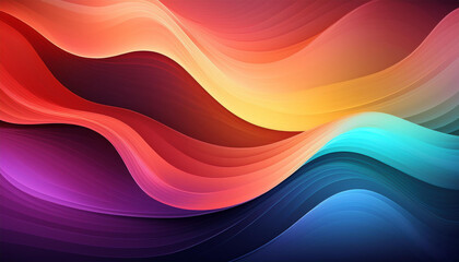 Fototapeta premium modern wave abstract business background vibrant colors flow together wave soft background