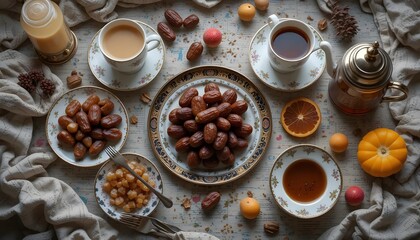 Ramadhan Kareem muslim background. Generative AI