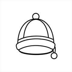 High Quality Baby Hat Line Art for Creative Projects