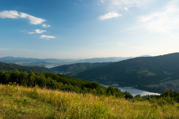 Fototapeta premium Beskid Żywiecki, góra Żar, Międzybrodzie