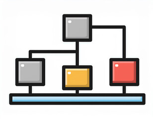organization chart business chart design  illustration