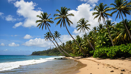 Plage Parfaite sous les Palmiers