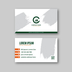 Fototapeta premium Food business card design template