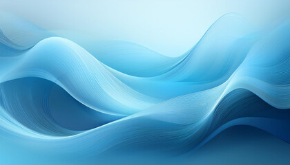 Fototapeta premium soft color blue wave background