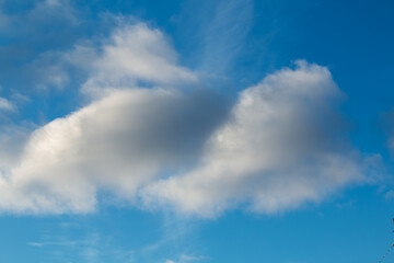 blue sky with clouds