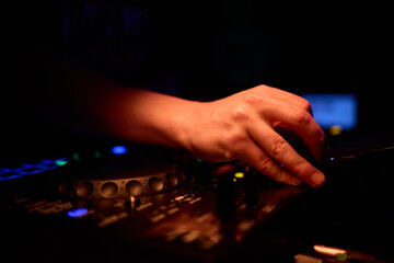 Audio Mixing Console in a Recording Studio with advanced sound production capabilities