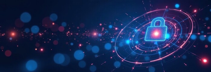 Digital padlock protecting data stream in cyberspace