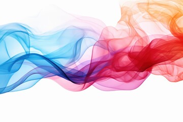 Colorful abstract wave patterns create flowing movement and depth in modern design