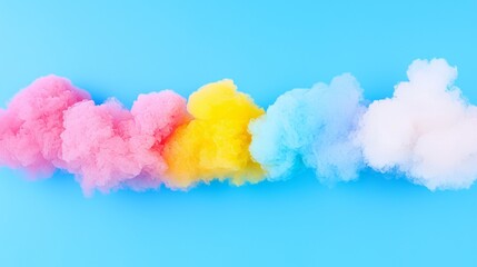 Fototapeta premium A Holi festival background featuring vibrant splashes, with space for text