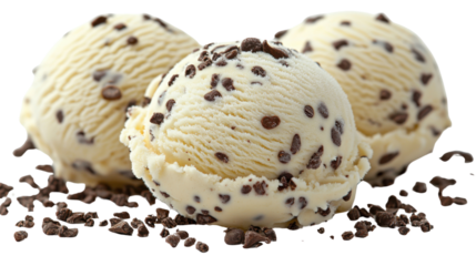 chocolate cream isolated on a white background