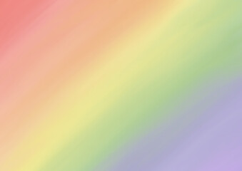 Obraz premium Soft pastel Rainbow Gradient Spectrum Abstract Background with Colorful Texture - multicolor wallpaper backdrop