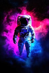 Fototapeta premium astronaut in space 