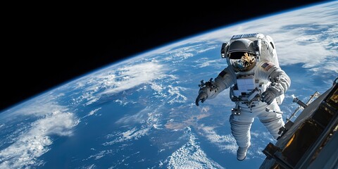 astronaut in space 