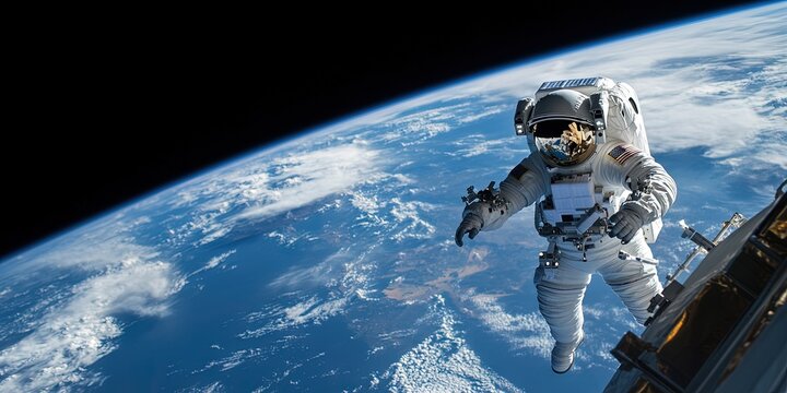 astronaut in space 